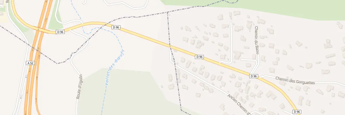 Plan du 36 Ancien Chemin d’Aix à La Bouilladisse