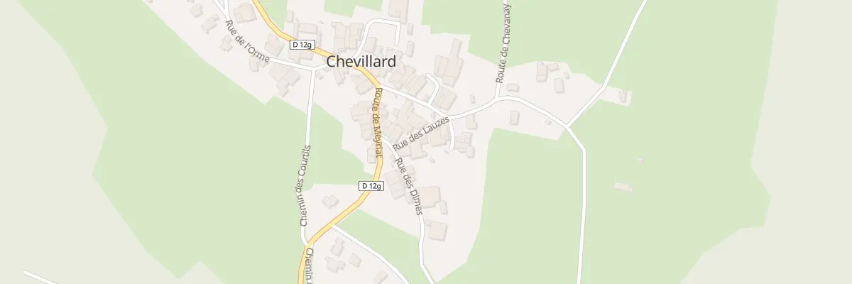 Plan du 40 Rue des Lauzes à Chevillard