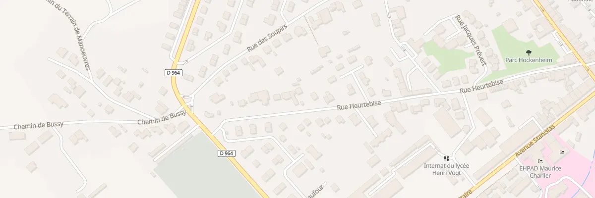 Plan du 26 Rue Heurtebise à Commercy