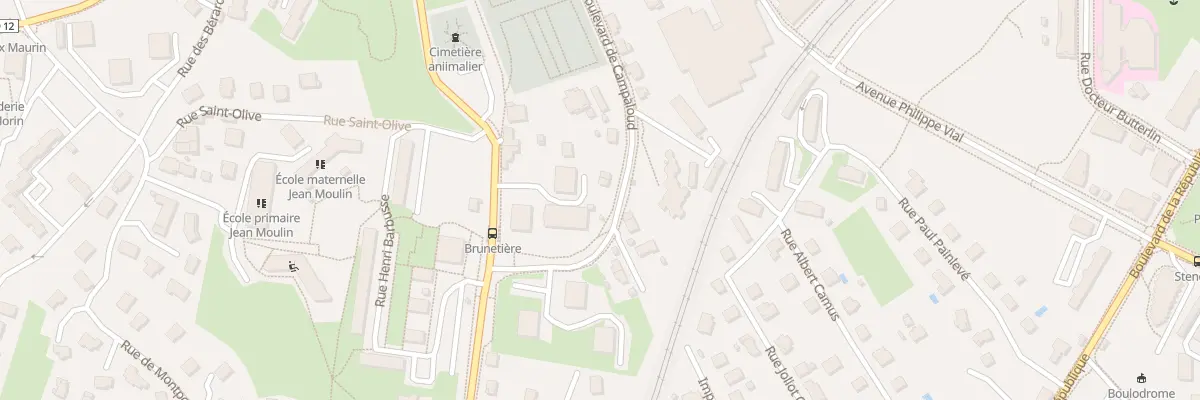 Plan du 37 Rue de la Brunetière à Voiron