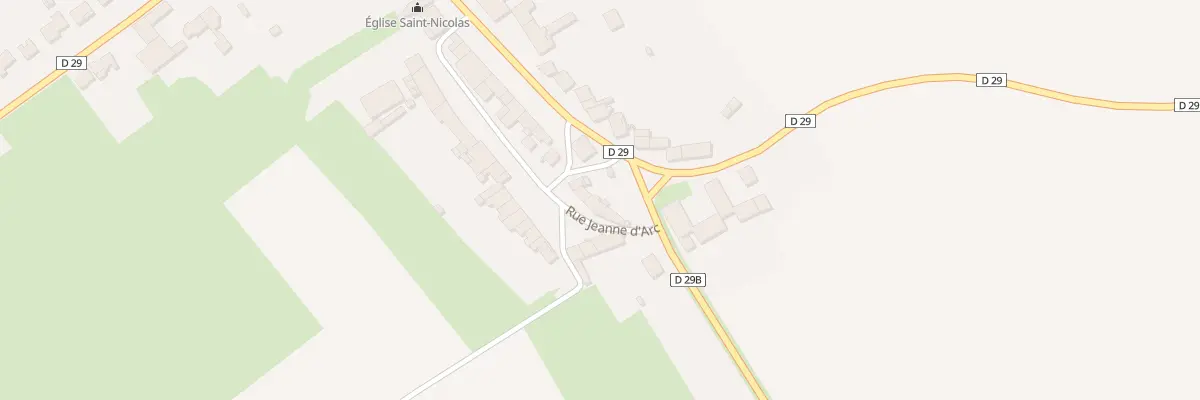 Plan du 6 Rue Jeanne d’Arc à Allondrelle-la-Malmaison