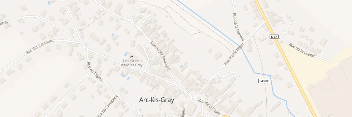 Plan du 4 Rue Roger Salengro à Arc-lès-Gray