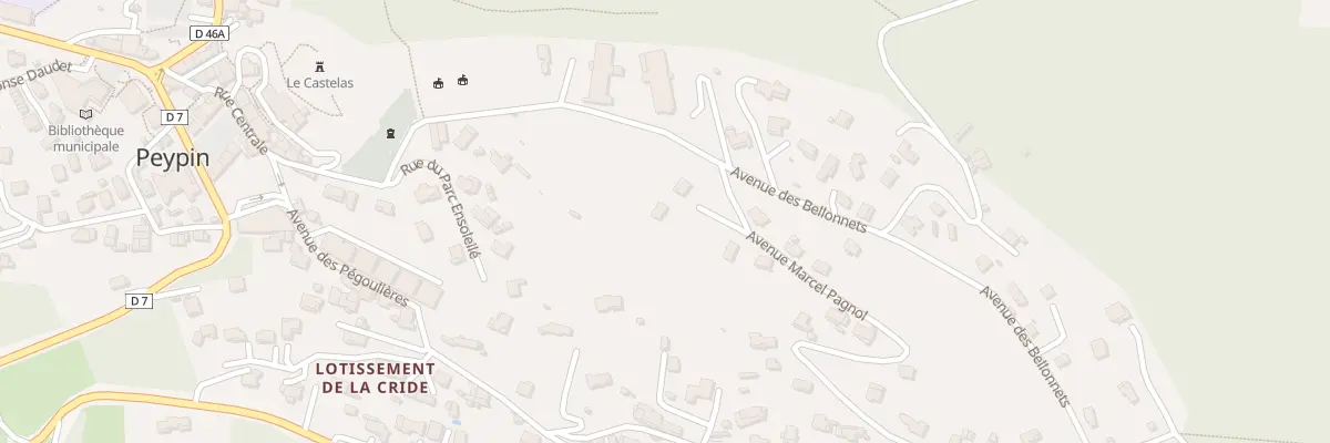 Plan du 5718 Le Chateau à Peypin