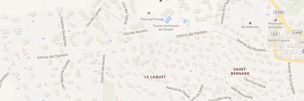 Plan du 7009 Lot Les Bastides à Céreste-en-Luberon