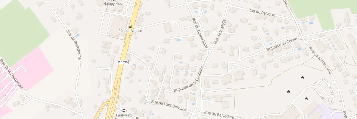 Plan du 9026 Rue de la Meije à Voiron