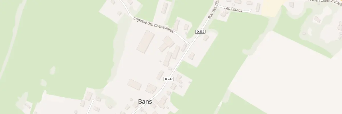 Plan du 21 Rue des Tilleuls à Bans