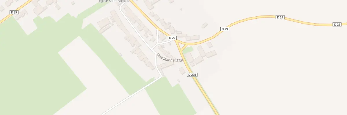 Plan du 12 Rue Jeanne d’Arc à Allondrelle-la-Malmaison