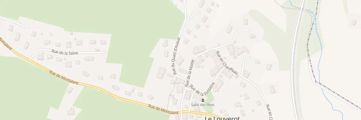 Plan du 78 Rue du Quart d’Avaud au Louverot