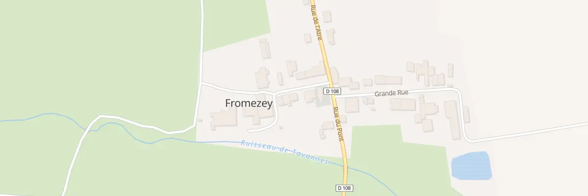 Plan du 3 Rue de l’Eglise à Fromezey