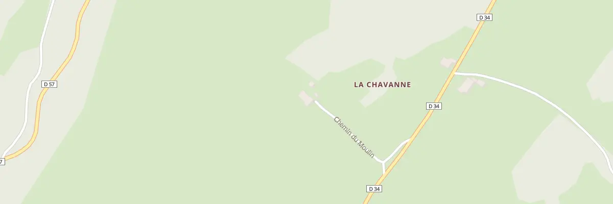 Plan du 5083 La Chavanne à Champdor-Corcelles