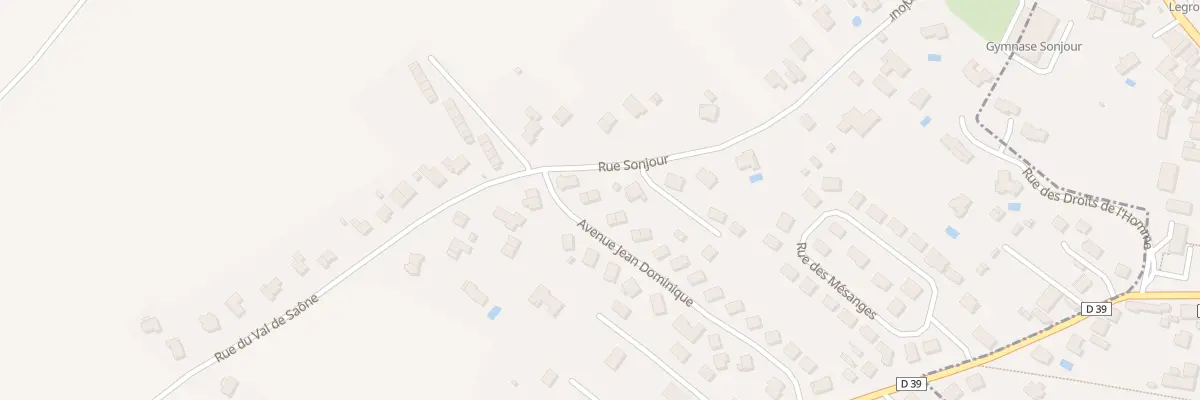 Plan du 28 Av Jean Dominique à Gray-la-Ville
