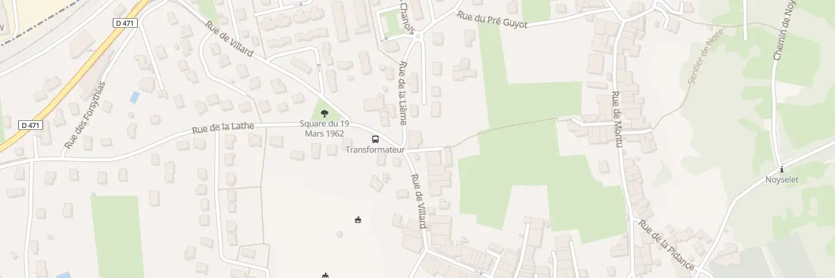 Plan du 13 Rue de la Lième à Perrigny