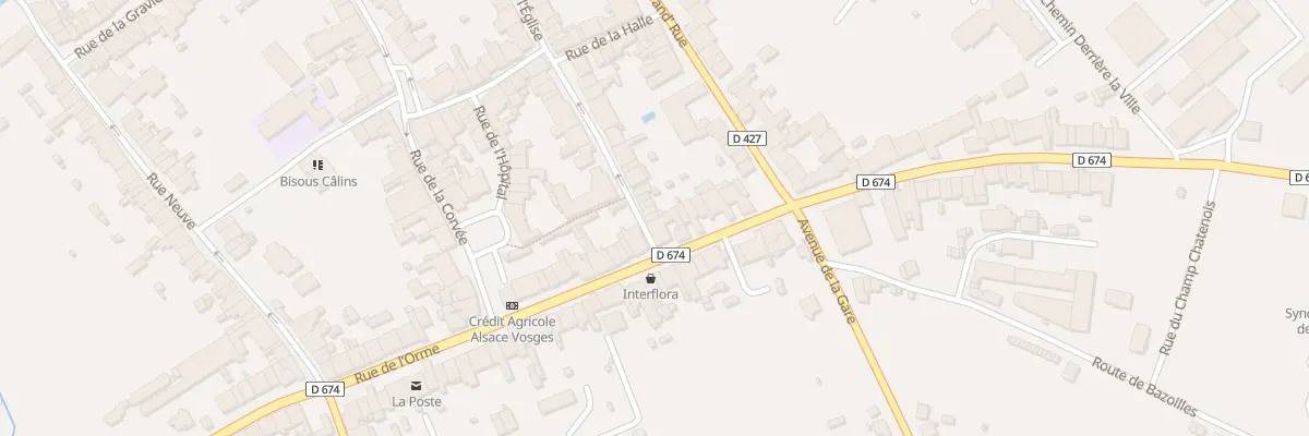 Plan du 2 Rue de l’Eglise à Liffol-le-Grand