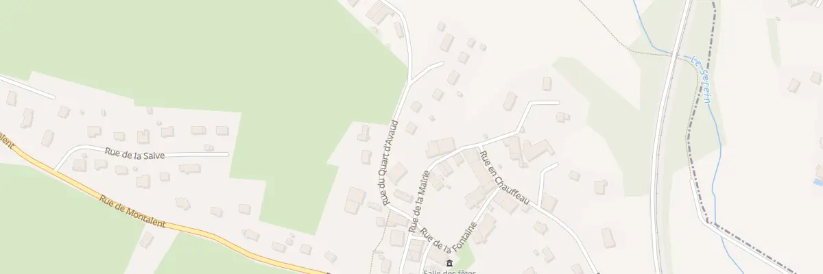 Plan du 158 Rue du Quart d’Avaud au Louverot