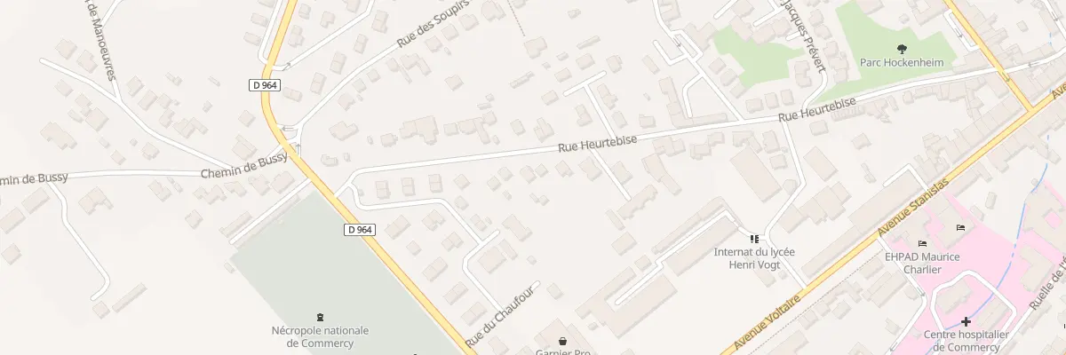Plan du 37 Rue Heurtebise à Commercy