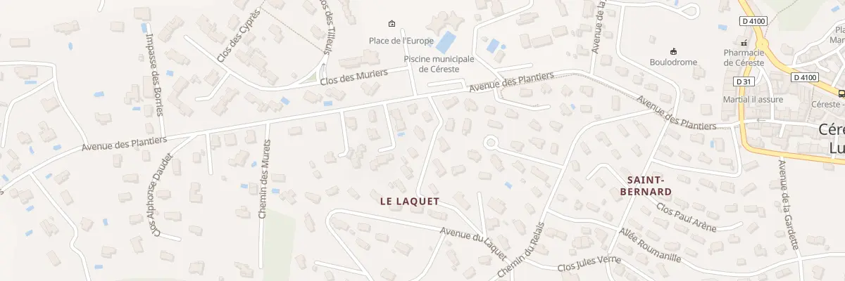Plan du 71 Av Camille Saint Saens à Céreste-en-Luberon