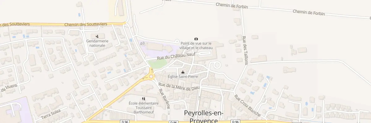 Plan du 11 Rue de la Tour à Peyrolles-en-Provence