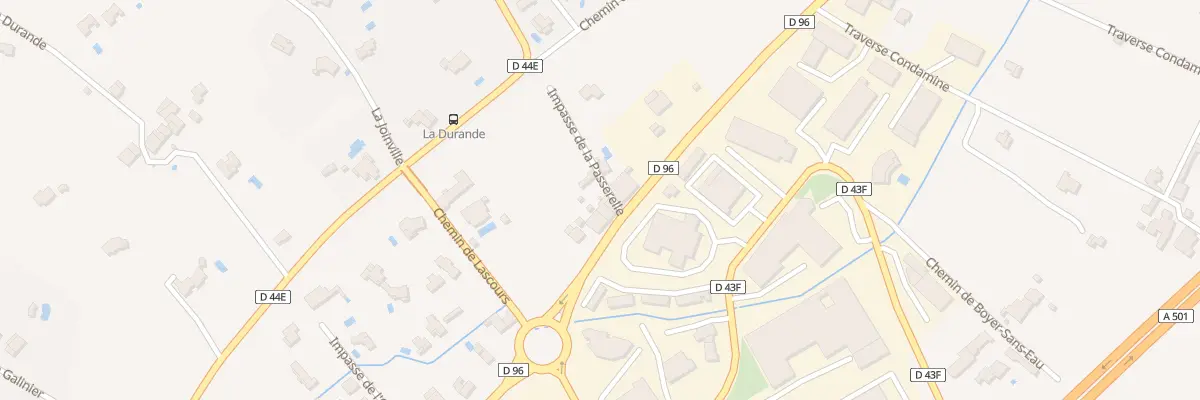 Plan du 15 Imp de la Passerelle à Aubagne