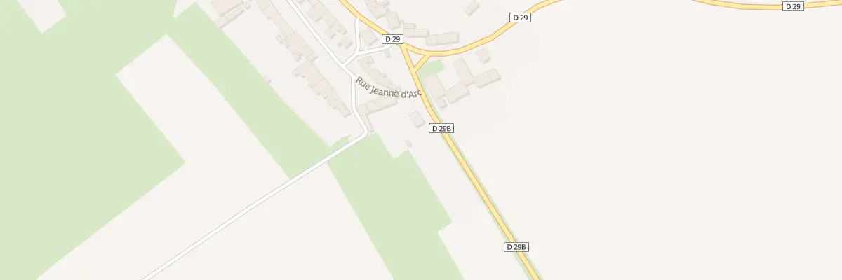 Plan du 20 Rue Jeanne d’Arc à Allondrelle-la-Malmaison