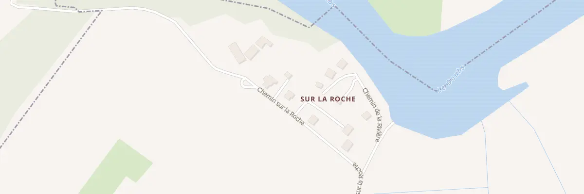 Plan du 6 Chem sur la Roche à Éclans-Nenon