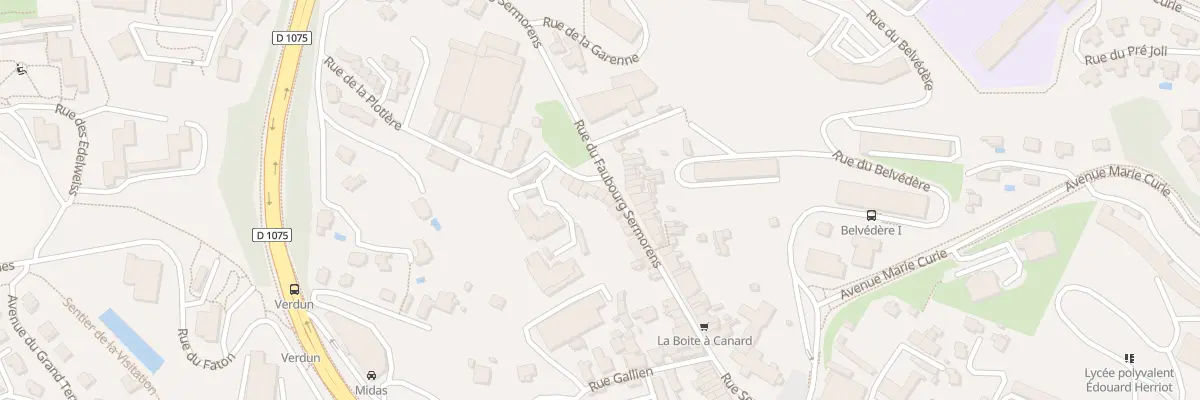 Plan du 3 Rue de la Plotière à Voiron
