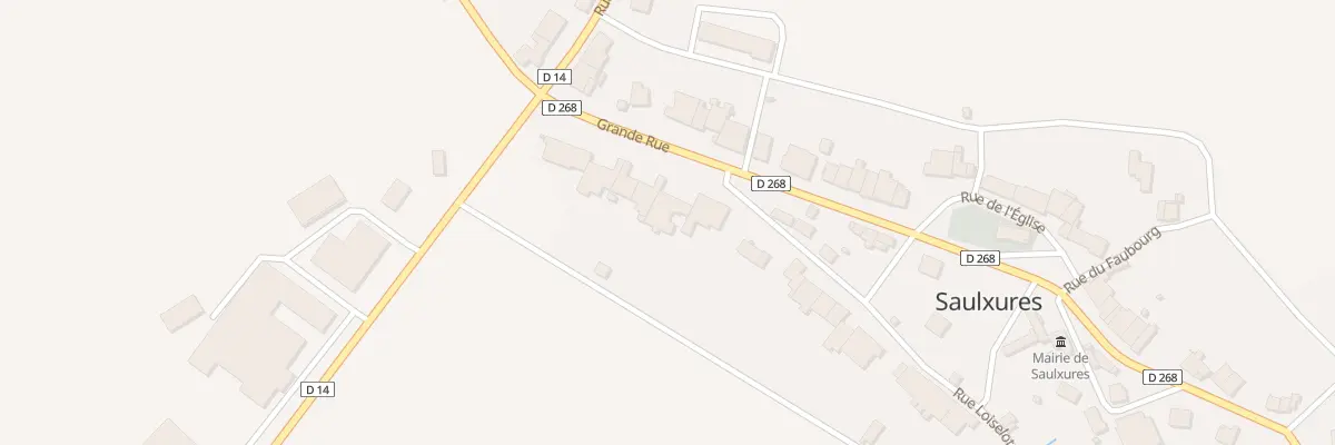 Plan du 10 Grande Rue à Saulxures