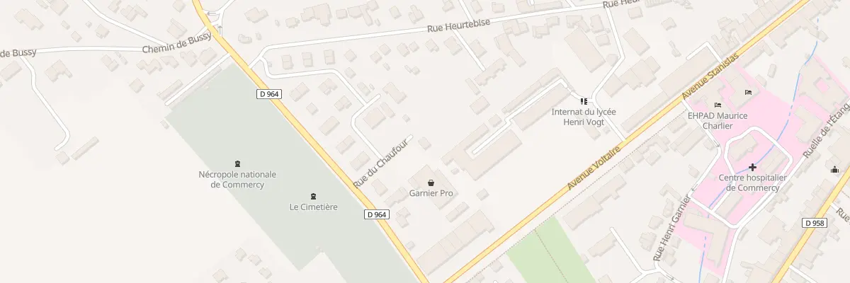 Plan du 6 Rue du Chaufour à Commercy