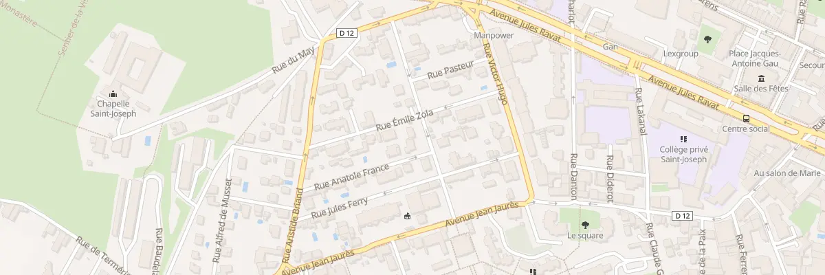 Plan du 10 Rue Branly à Voiron