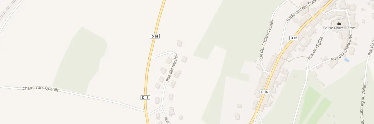 Plan du 3 Rue des Rhodez à Bourmont-entre-Meuse-et-Mouzon