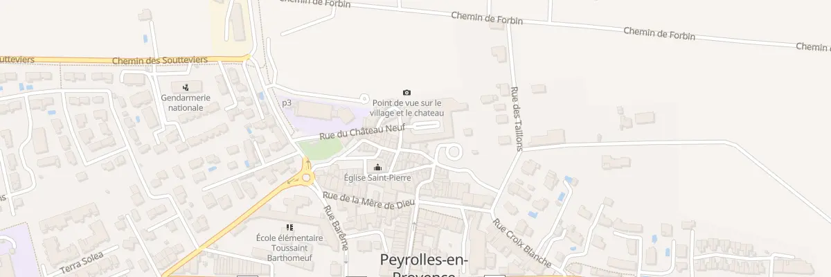 Plan du 4 Pl de l’Hôtel de Ville à Peyrolles-en-Provence