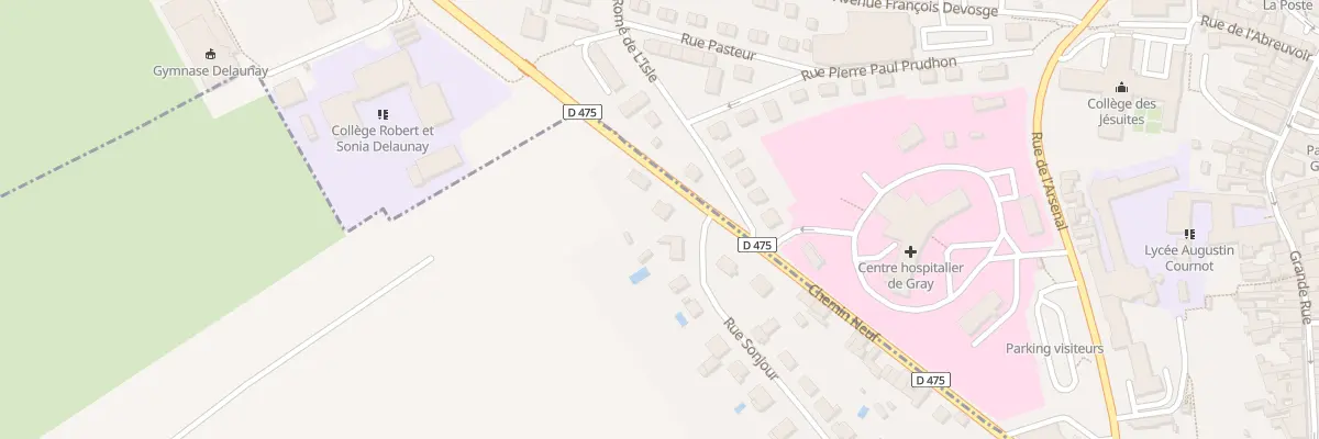 Plan du 9B Che Neuf à Gray-la-Ville