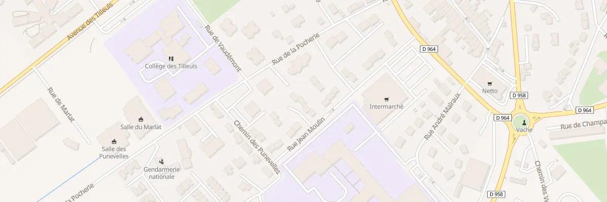 Plan du 30 Rue Jean Moulin à Commercy