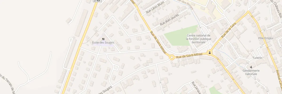 Plan du 2 Rue du Clos de l’Hospice à Commercy