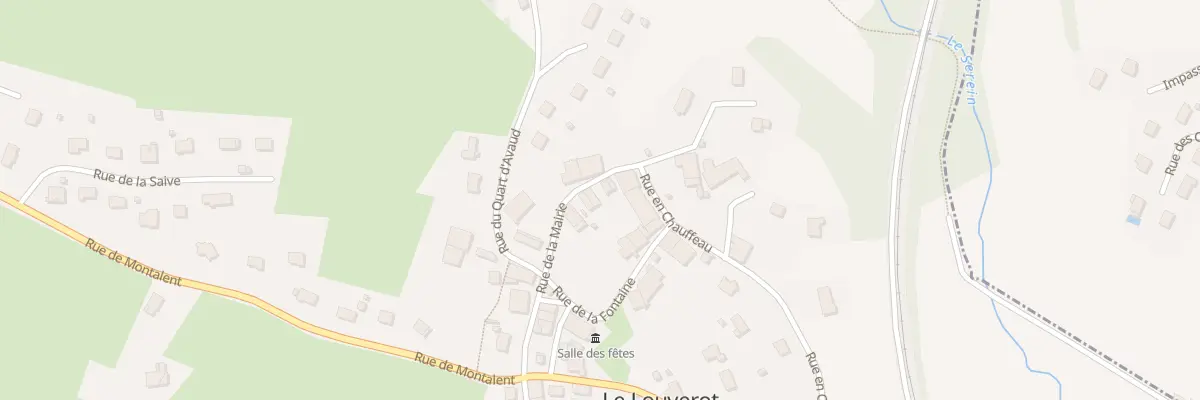 Plan du 174 Rue de la Mairie au Louverot