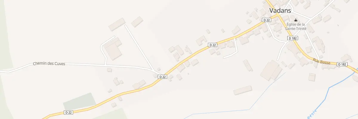 Plan du 20 Rue Haute à Vadans