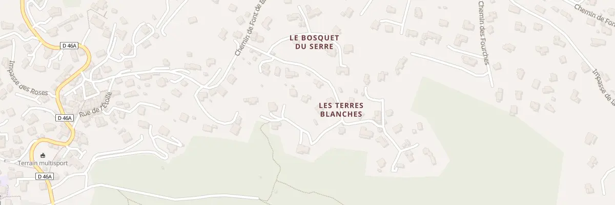 Plan du 6 Imp de l’Adret à Peypin