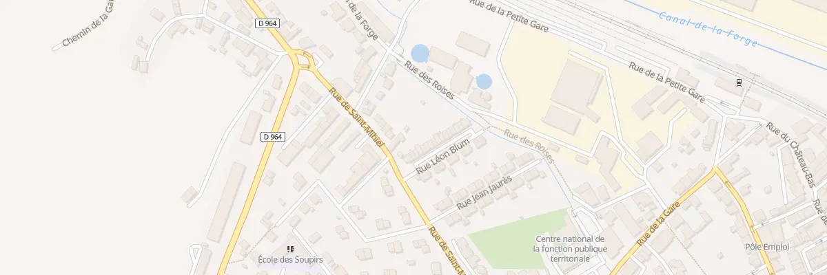 Plan du 7 Rue Leon Blum à Commercy