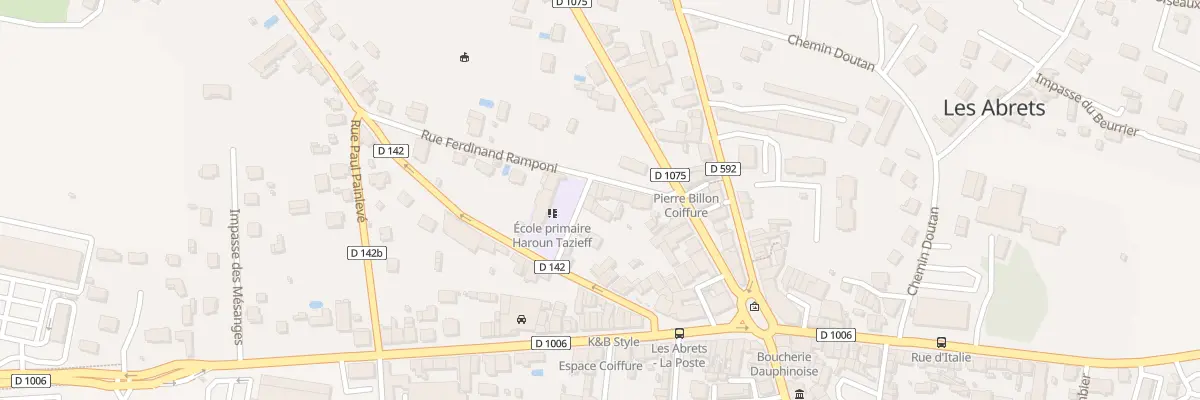 Plan du 65 Rue Ferdinand Ramponi aux Abrets en Dauphiné