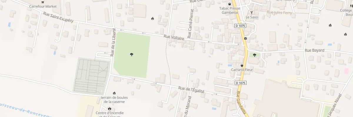 Plan du 185 Rue Voltaire aux Abrets en Dauphiné