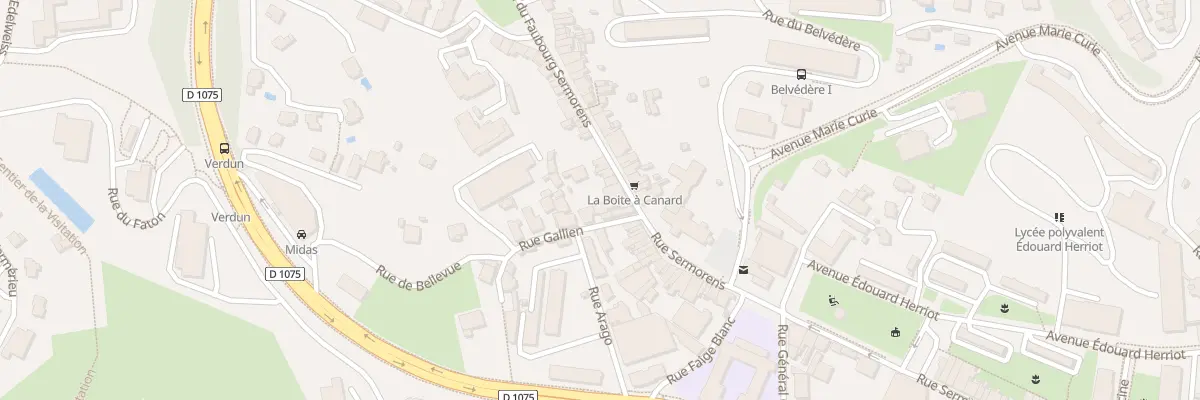 Plan du 5 Rue Faubourg Sermorens à Voiron