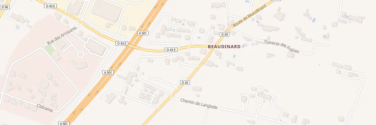 Plan du 1795A Rte de Beaudinard à Aubagne