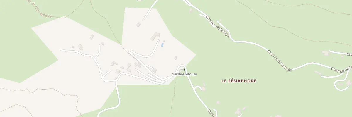 Plan du 9135 Tra de la Chapelle de la Garde à La Ciotat