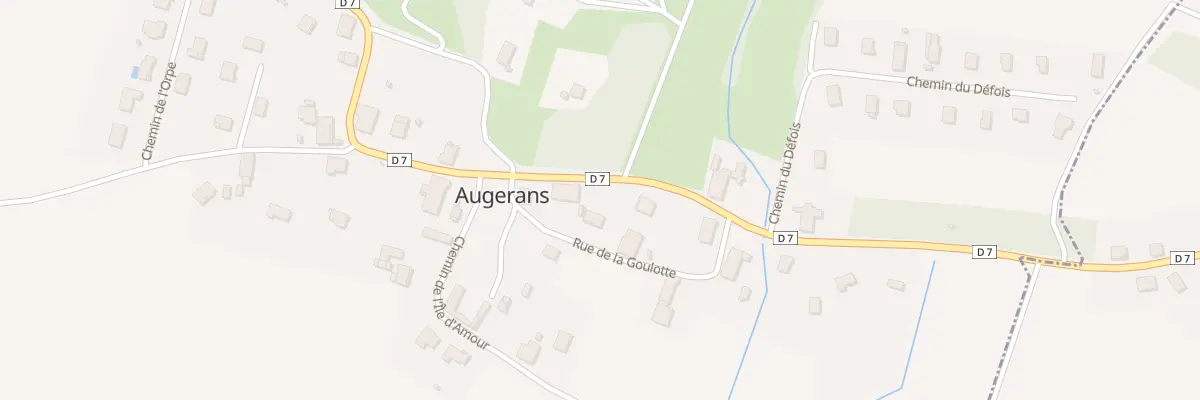 Plan du 6 Rue de la Goulotte à Augerans