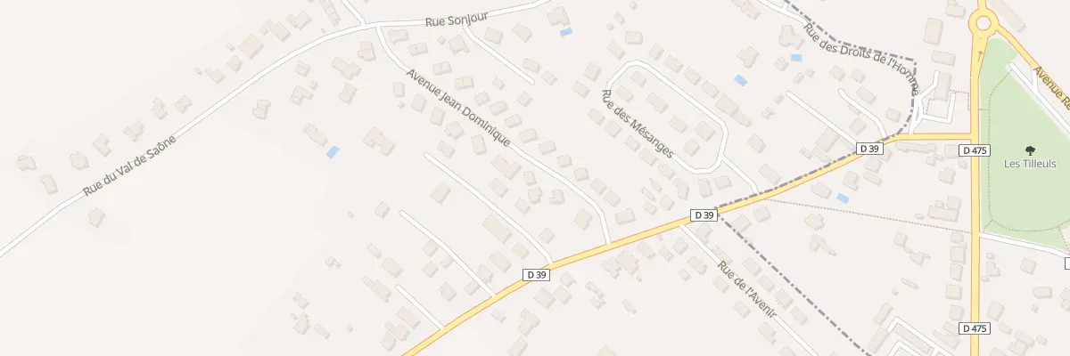 Plan du 7 Av Jean Dominique à Gray-la-Ville