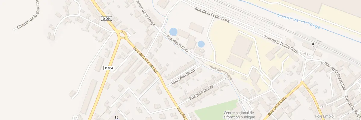 Plan du 21 Rue Leon Blum à Commercy