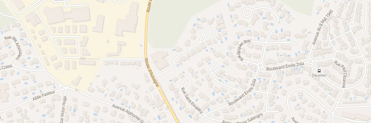 Plan du 2F Rte d’Aubagne à Roquefort-la-Bédoule