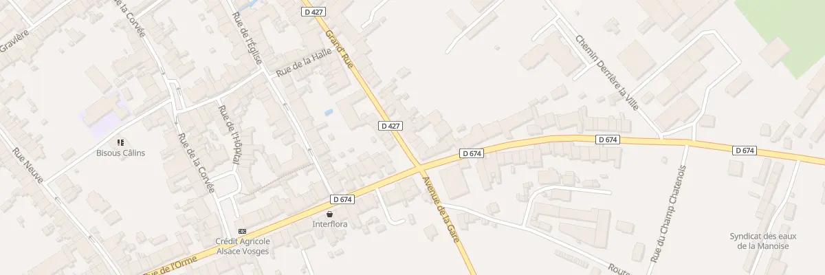 Plan du 10 Gr Grand’Rue à Liffol-le-Grand