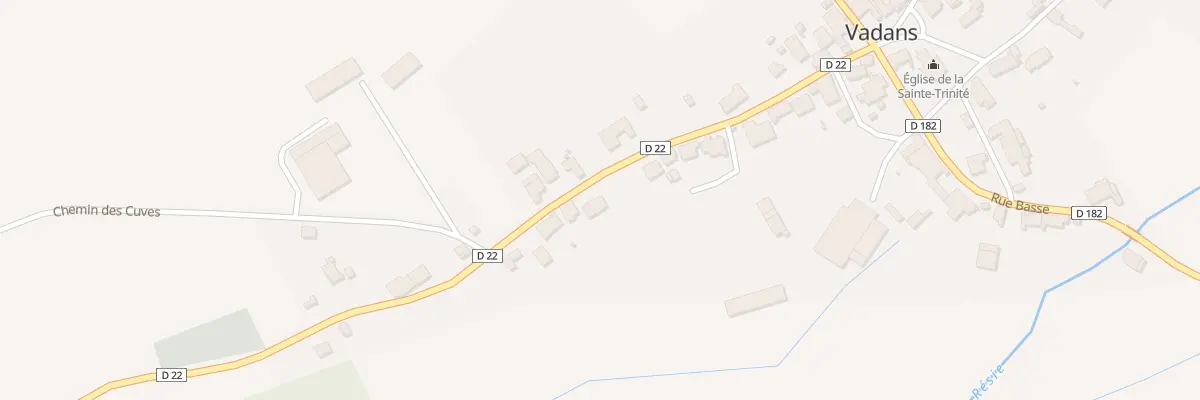 Plan du 15 Rue Haute à Vadans