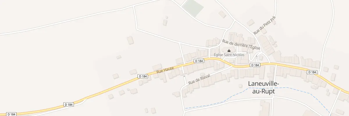 Plan du 16 Rue Haute à Laneuville-au-Rupt
