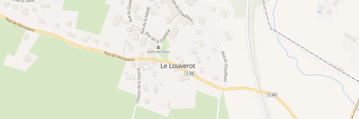 Plan du 137 Rue des Louvarets au Louverot